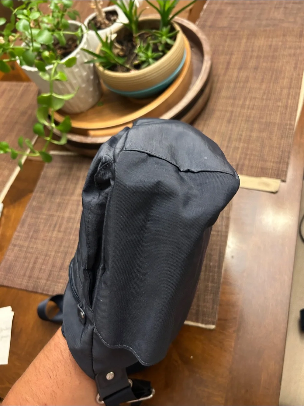 Baggallini Black Messenger Crossbody Bag